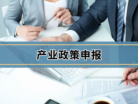 产业政策申报